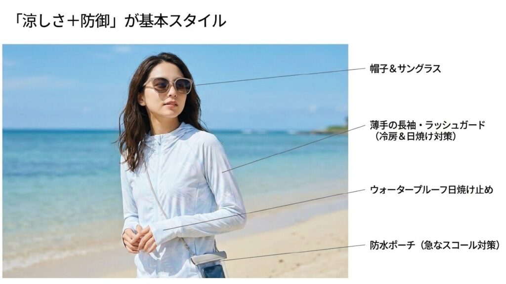 8月の沖縄旅行でおすすめの服装と紫外線対策