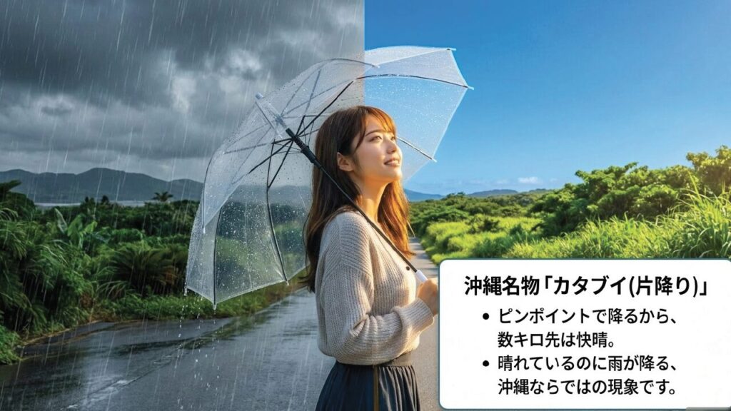 数キロ先は快晴になる沖縄名物カタブイの仕組み