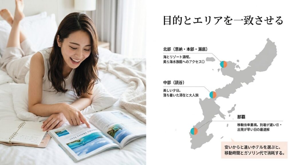 目的とエリアを一致させるホテル選び（北部・中部・那覇）