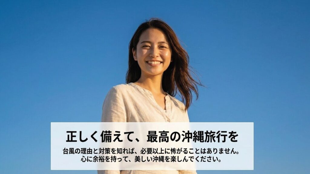 正しく備えて、最高の沖縄旅行を