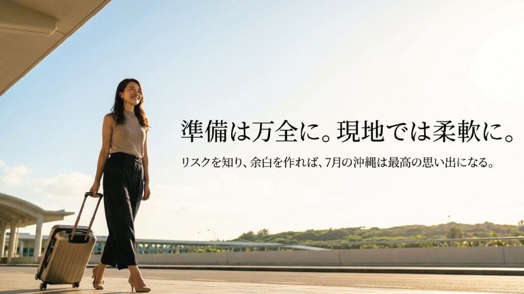準備は万全に現地では柔軟に。リスクを知り余白を作れば最高の思い出になる