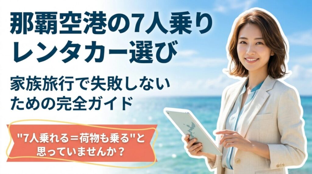 那覇空港で7人乗りレンタカーを比較｜荷物で失敗しない選び方