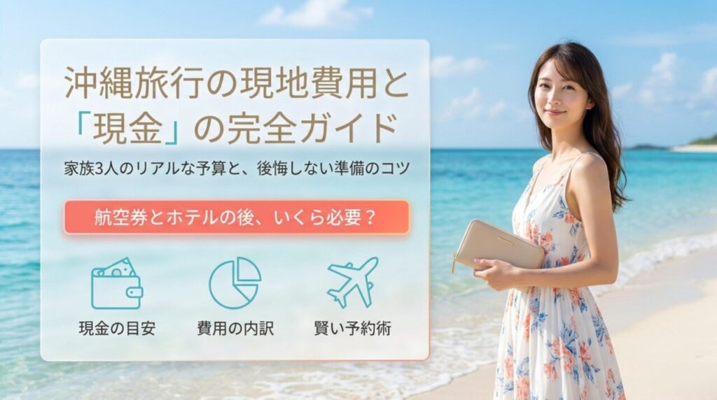 沖縄旅行の現地費用はいくら？家族3人の予算と現金完全ガイド
