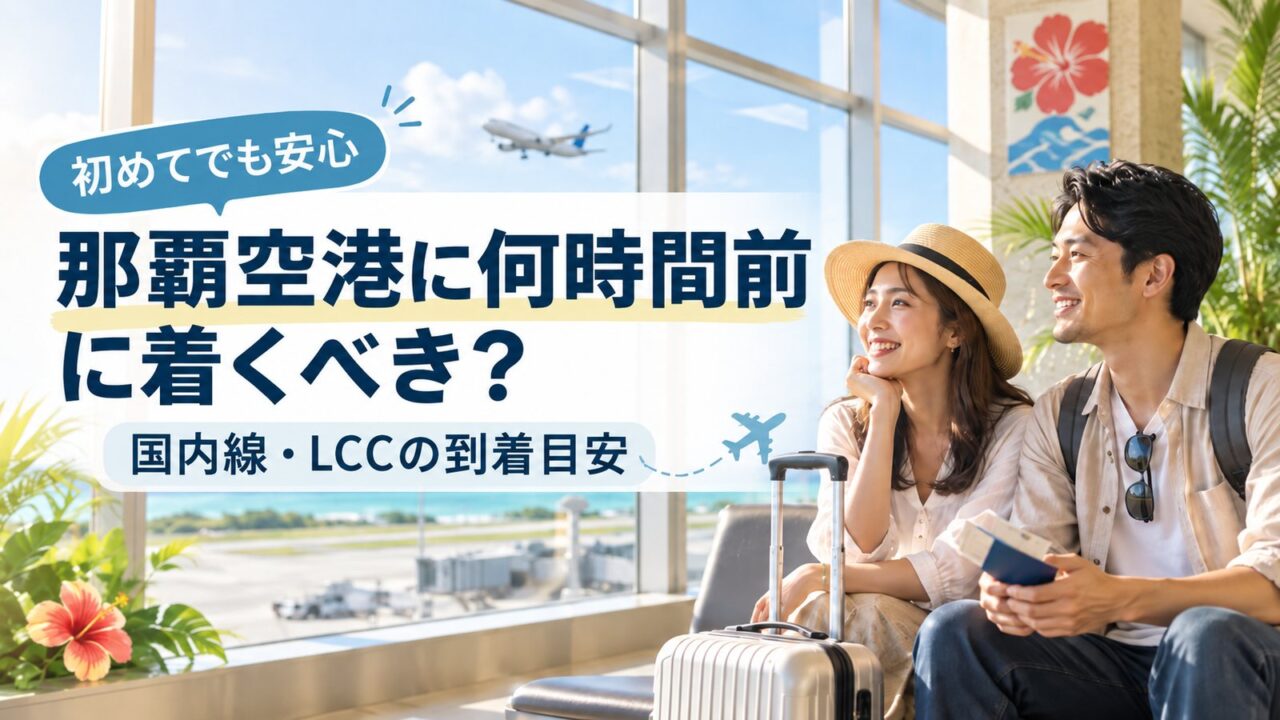 Naha Airport departure timing guide