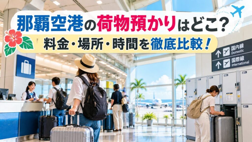 那覇空港の荷物預かりはどこ？料金・場所・時間を徹底比較！