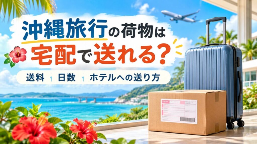 沖縄旅行で荷物を送る方法｜送料・日数・ホテル発送の注意点